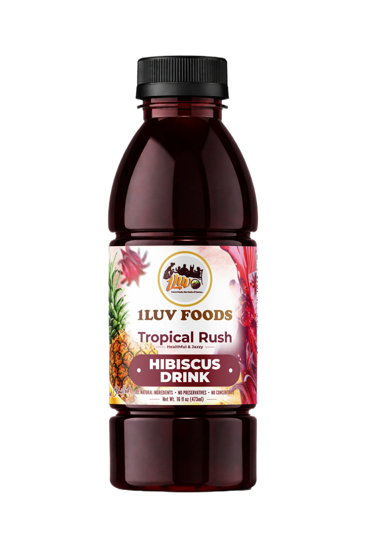 Tropical Rush Hibiscus Drink