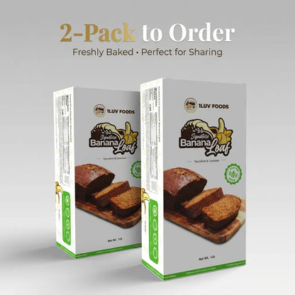 1Luv Foods Signature Banana Loaf Duo