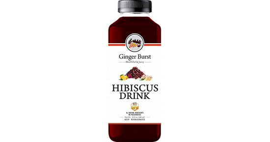 Ginger Burst Hibiscus Drink