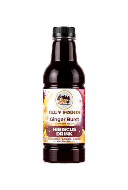 Ginger Burst Hibiscus Drink