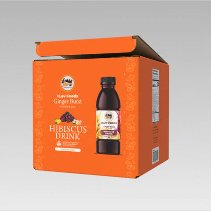 Ginger Burst Hibiscus Drink