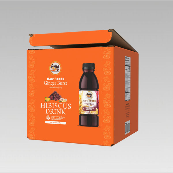 Ginger Burst Hibiscus Drink