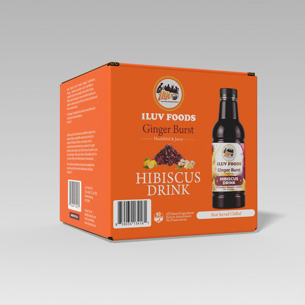 Ginger Burst Hibiscus Drink