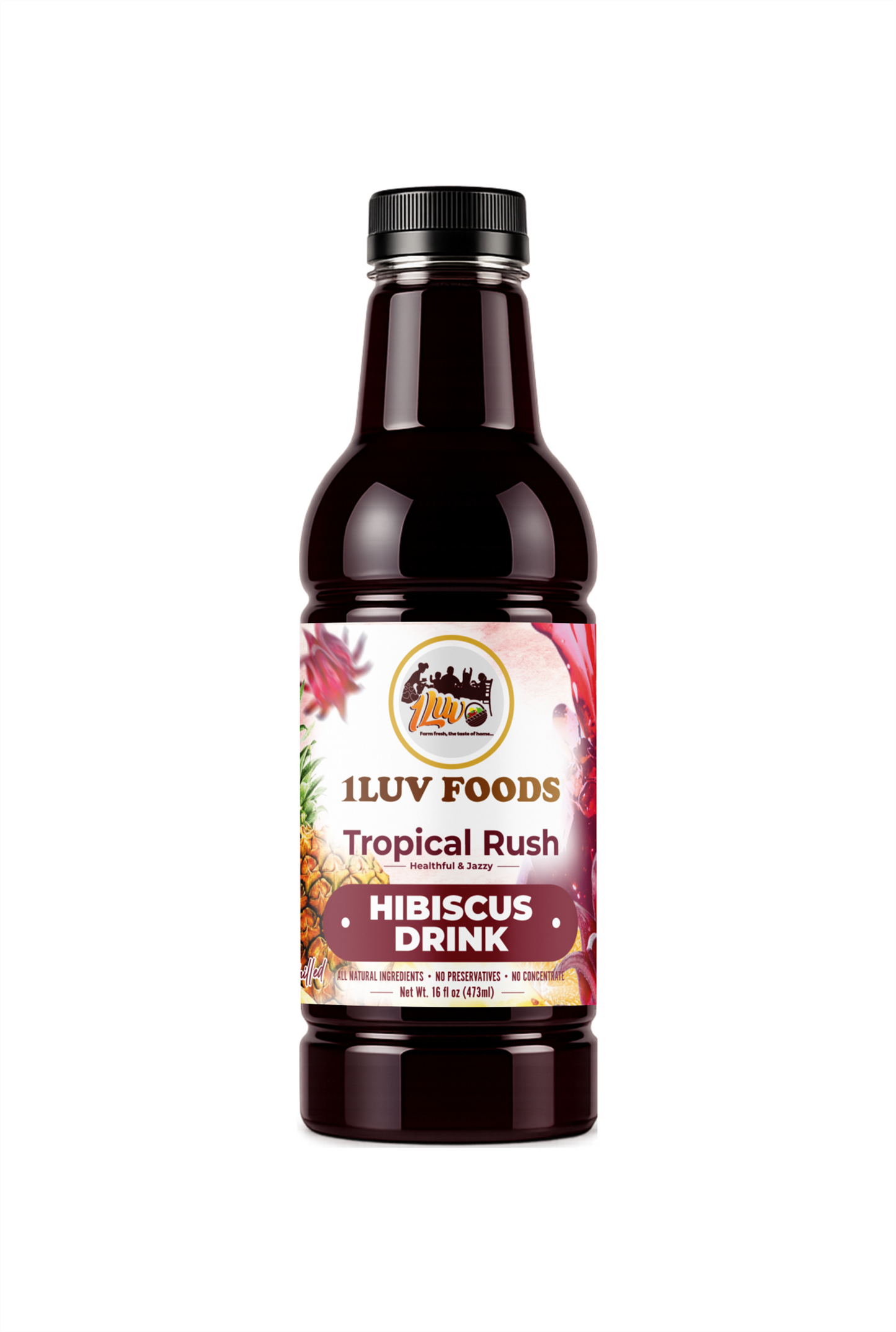 Tropical Rush Hibiscus Drink